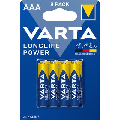VARTA Longlife Power AAA 8 stk