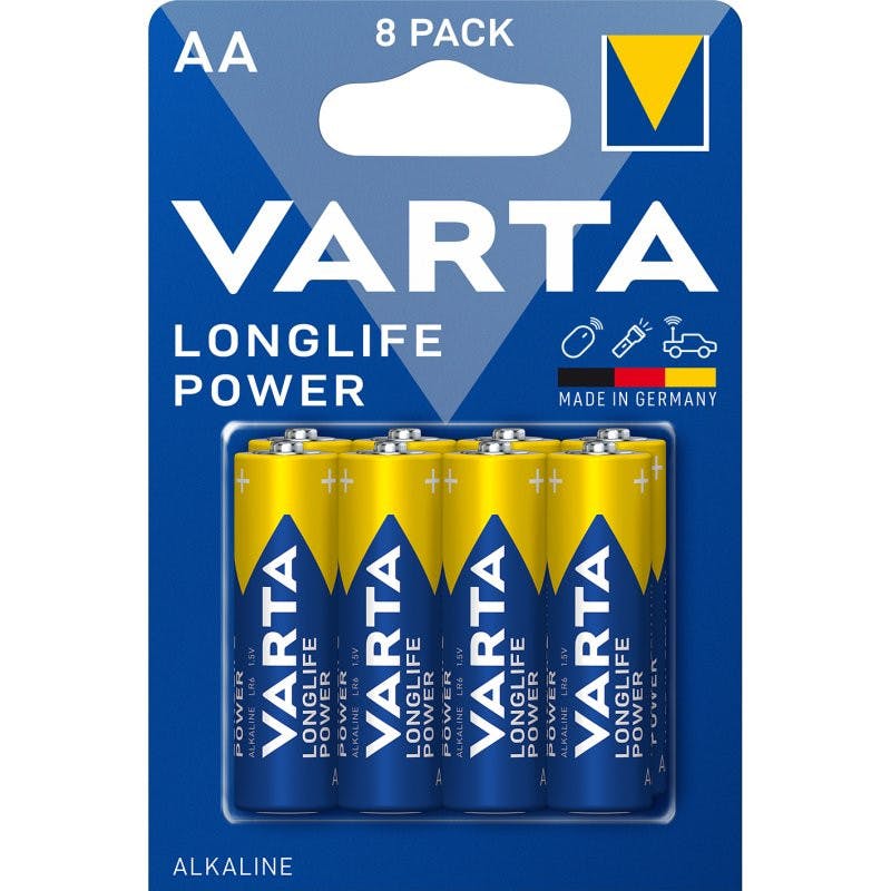 VARTA Longlife Power AA 8 stk