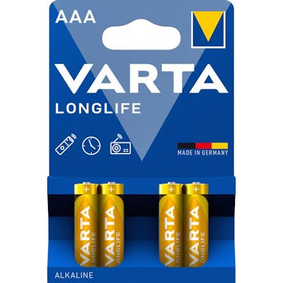 VARTA Longlife AAA 4 st
