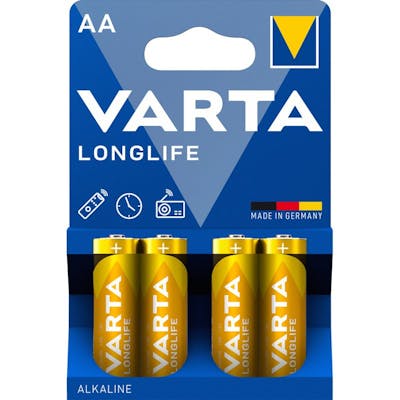 VARTA Longlife AA 4 stk