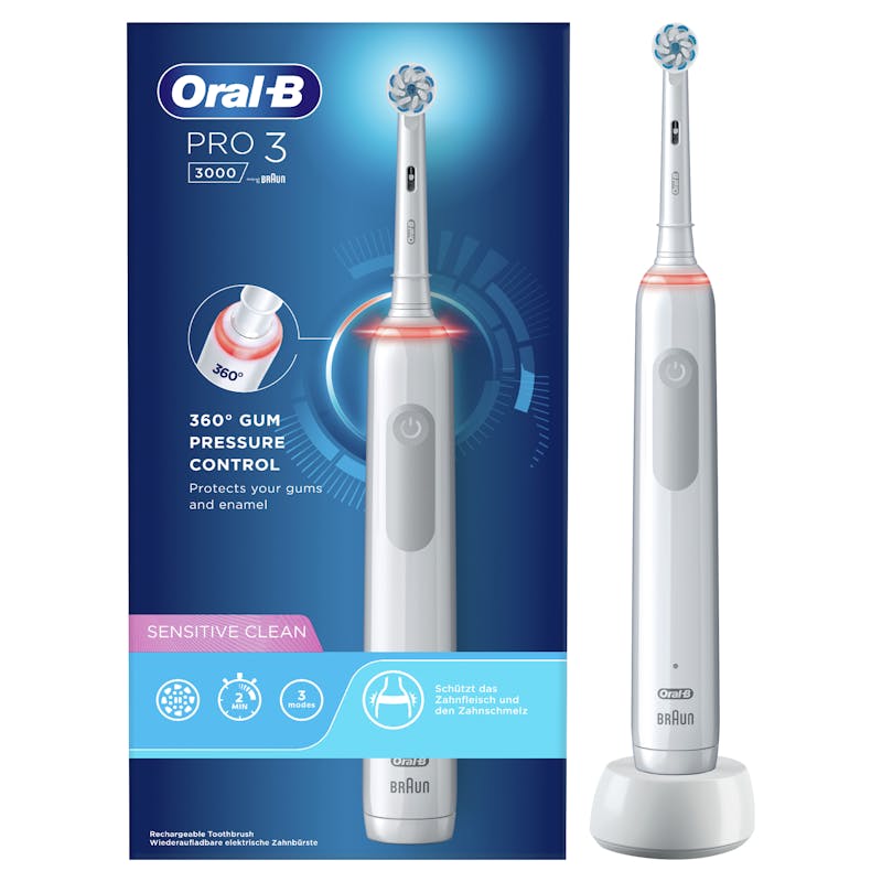 Oral-B Pro 3 3000 White Electric Toothbrush 1 st