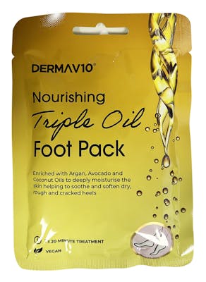 DermaV10 Triple Oil Foot Pack 1 stk