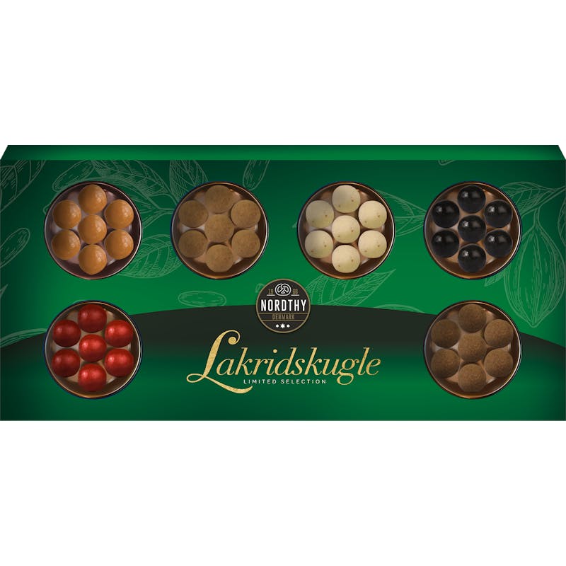 Nordthy Lakridskugle Selection Box Green 240 g
