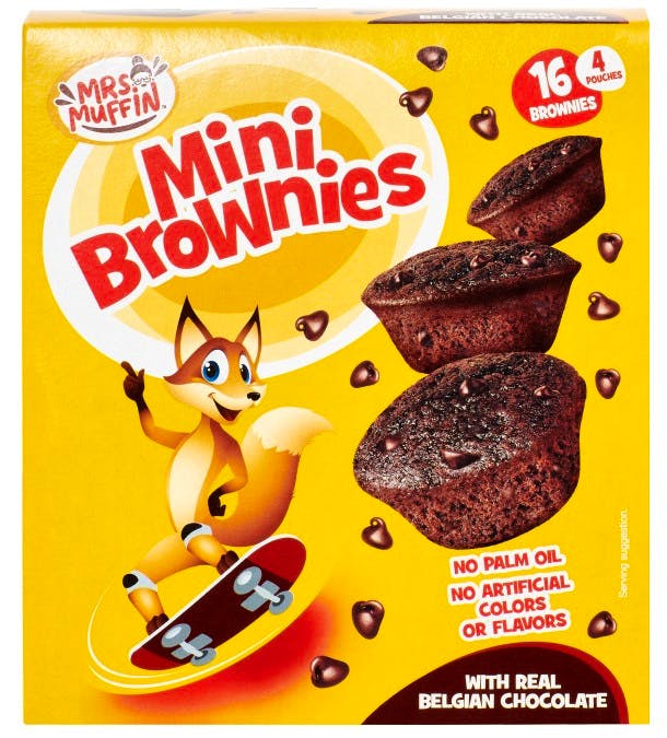 Nordthy Mrs. Muffin Mini Brownies 188 g 22.95 kr