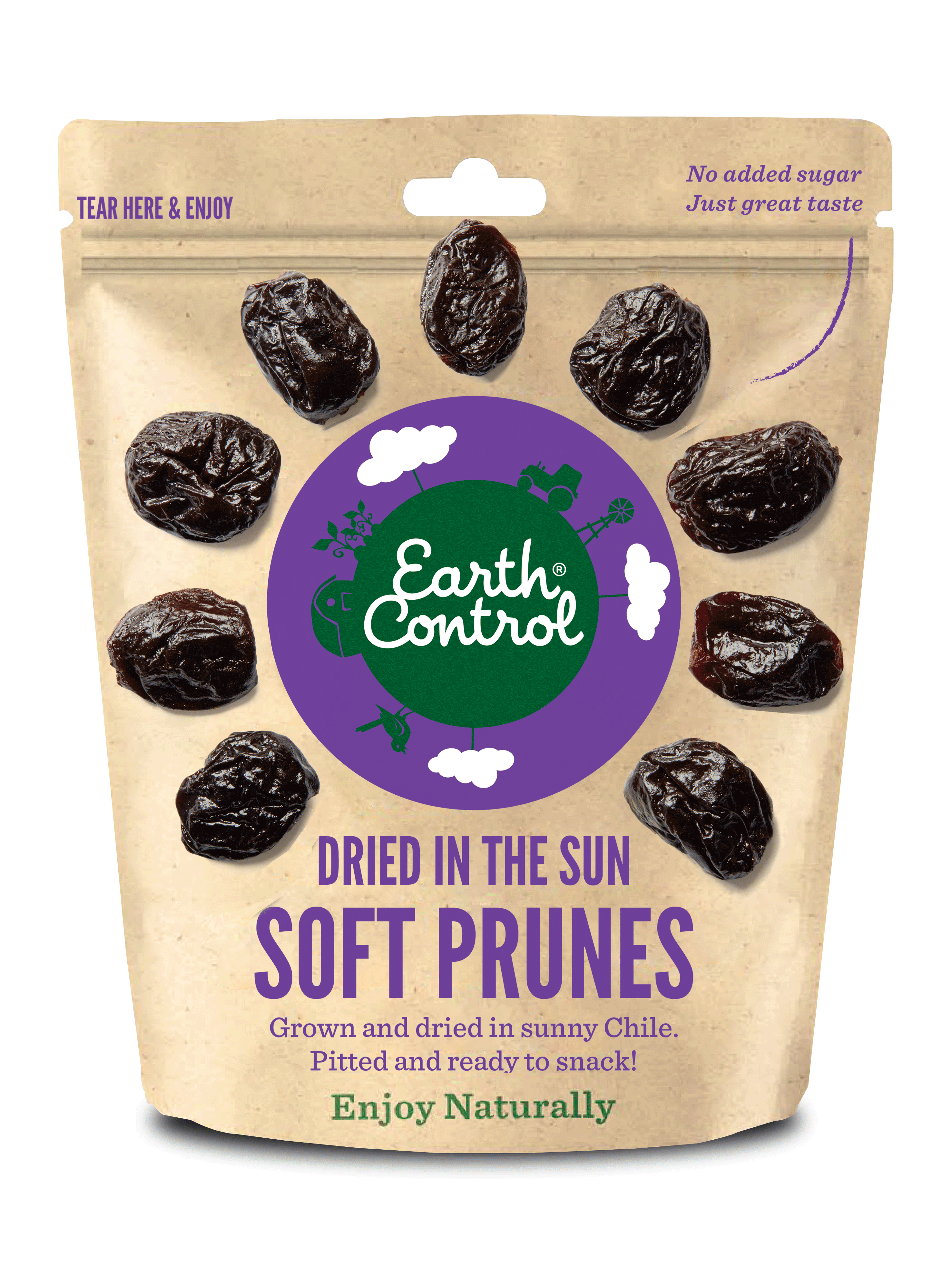 Earth Control Soft Prunes 200 g