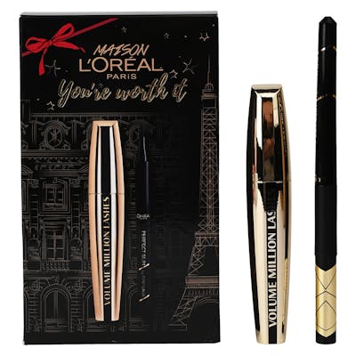 L&#039;Oréal Paris Volume Million Lashes Giftbox 10,5 ml + 1 pcs