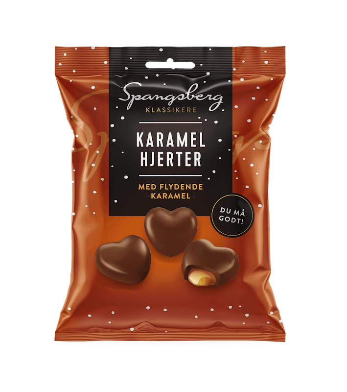 Spangsberg Karamel Hjerter 115 g