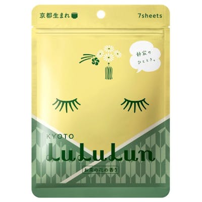 LuLuLun Premium Sheet Mask Kyoto Green Tea 7 stk