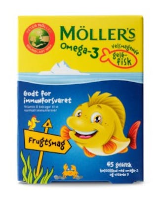 Möllers Omega-3 Fisk Frugtsmag 45 kpl