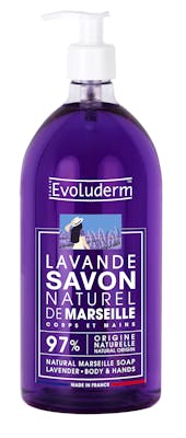 Evoluderm Natural Marseille Soap Lavender 1000 ml