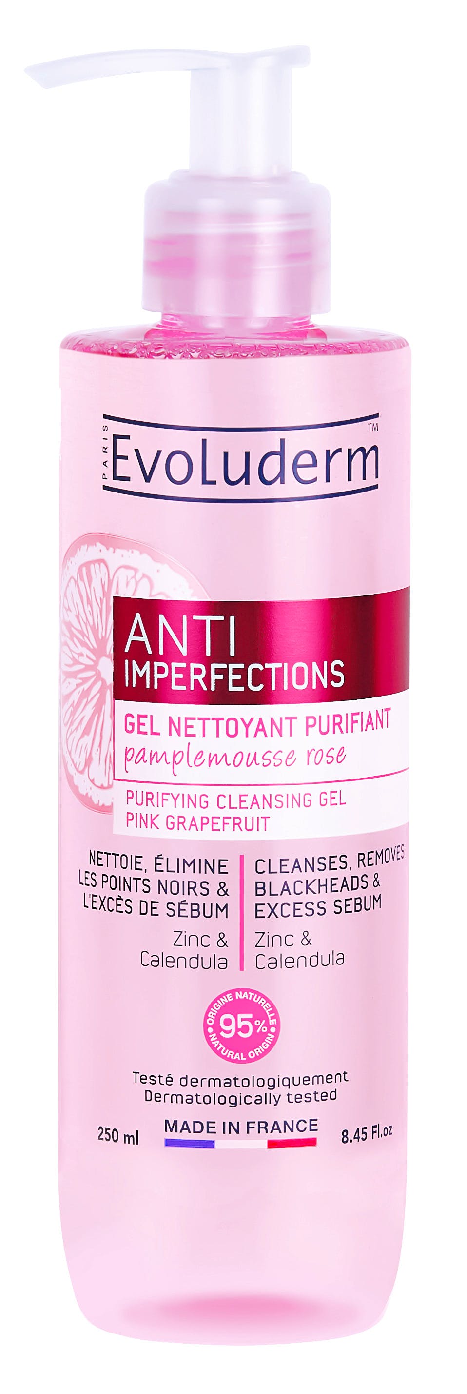 Evoluderm Purifying Cleansing Gel 250 ml