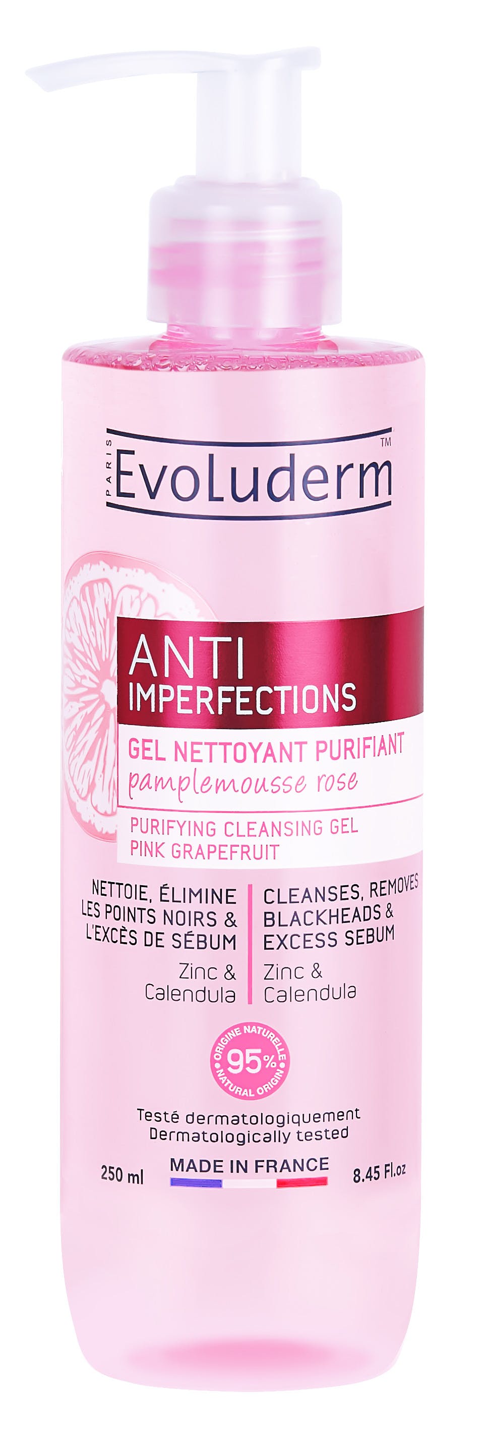 Evoluderm Purifying Cleansing Gel 250 ml