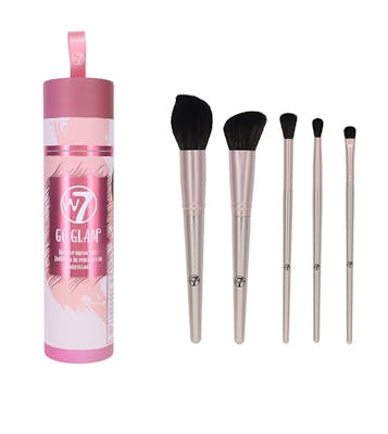 W7 Go Glam! Makeup Brush Set 5 stk