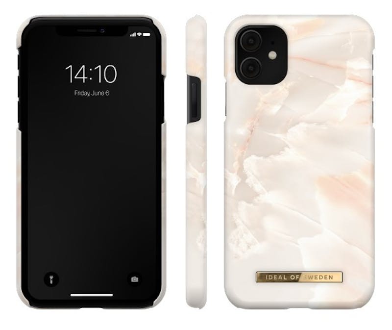 iDeal Of Sweden Fashion Case iPhone 11/XR Rose Pearl Marble 1 st