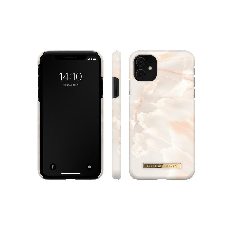 iDeal Of Sweden Fashion Case iPhone 11/XR Rose Pearl Marble 1 stk