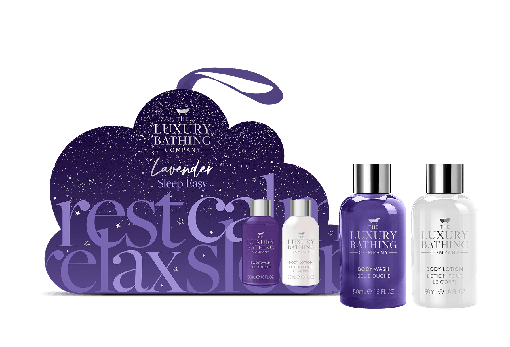 The Luxury Bathing Company Lavender Sleep Easy Body Care Duo 2 x 50 ml