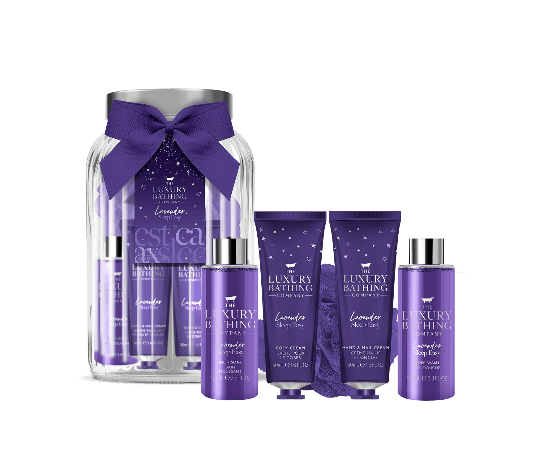 The Luxury Bathing Company Lavender Sleep Easy Ultimate Bathing Set 2 x