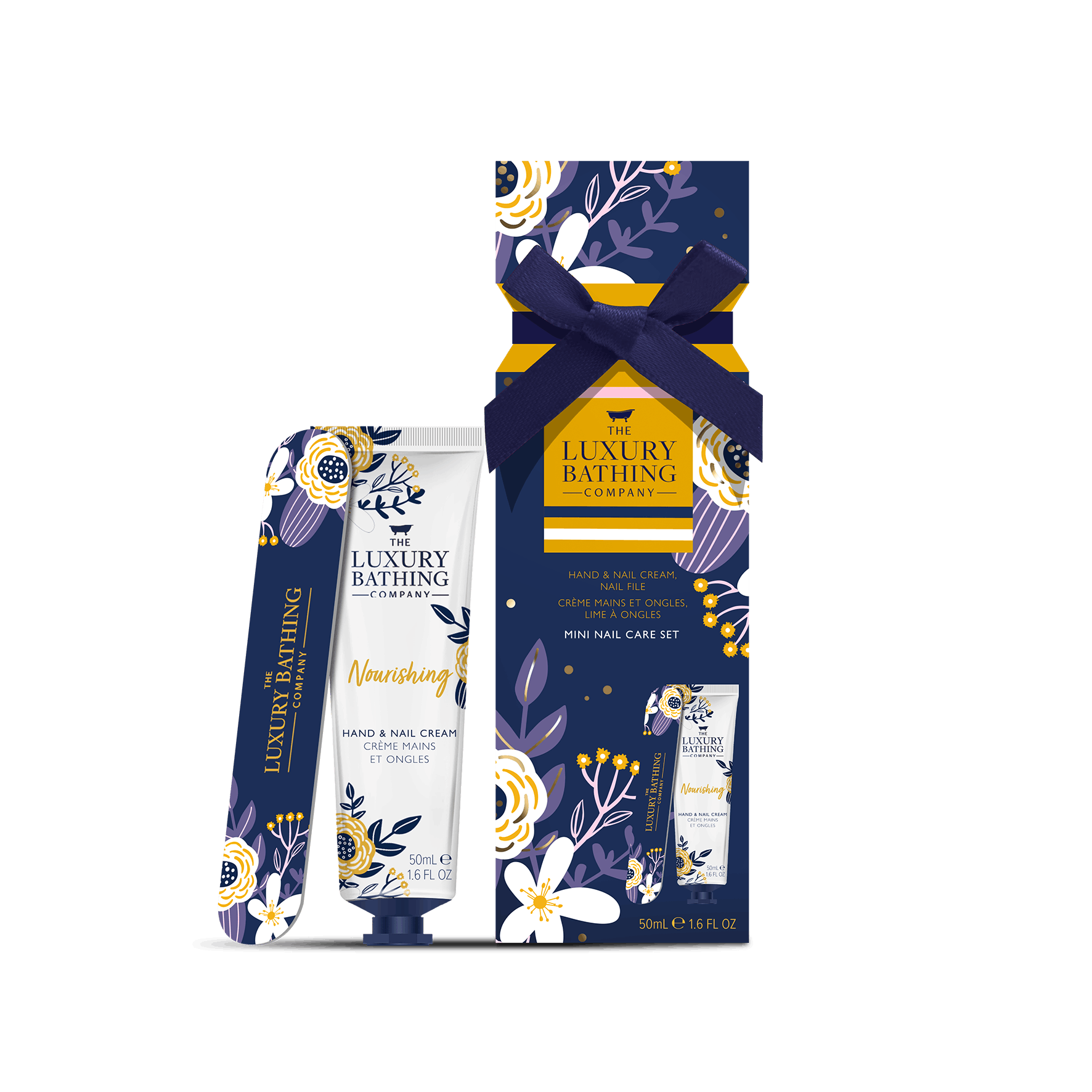 The Luxury Bathing Company Wild Poppy & Pomelo Nail Care Set 50 ml +1