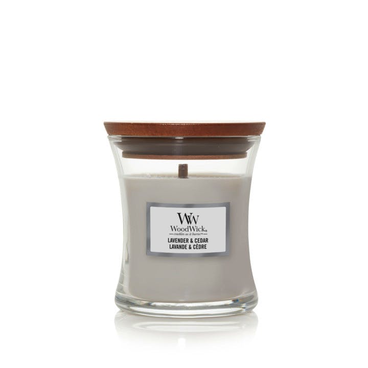 WoodWick Scented Candle Lavender & Cedar 85 g