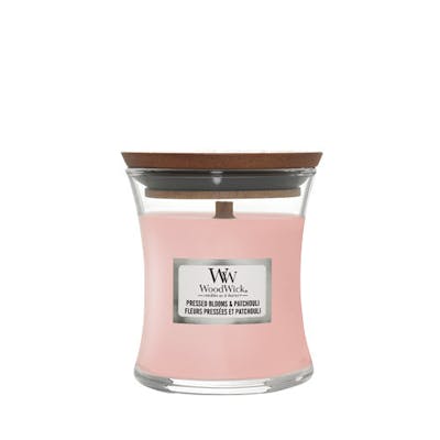 WoodWick Scented Candle Pressed Blooms & Patchouli 85 g
