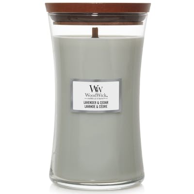 WoodWick Scented Candle Lavender &amp; Cedar 609 g