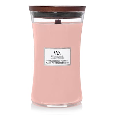 WoodWick Scented Candle Pressed Blooms &amp; Patchouli 609 g