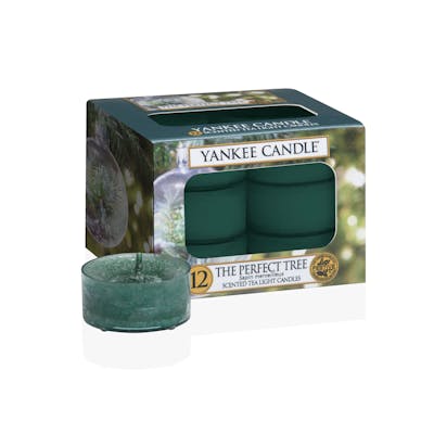 Yankee Candle  Scented Tea Lights The Perfect Tree 12 kpl