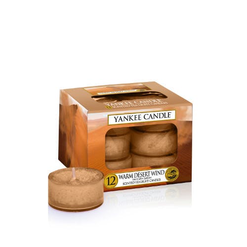 Yankee Candle Scented Tea Lights Warm Desert Wind 12 pcs £4.75