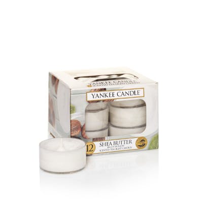 Yankee Candle Scented Tea Lights Shea Butter 12 stk
