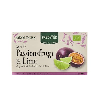 Fredsted Organic Black Tea Passionfruit &amp; Lime 16 kpl