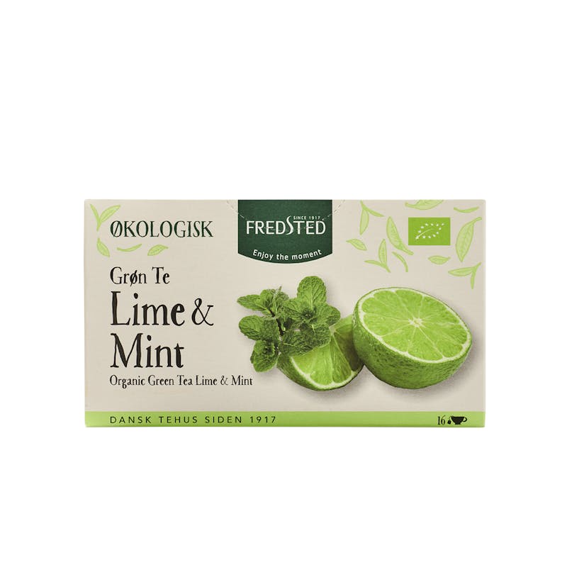 Fredsted Organic Green Tea Lime &amp; Mint 16 st