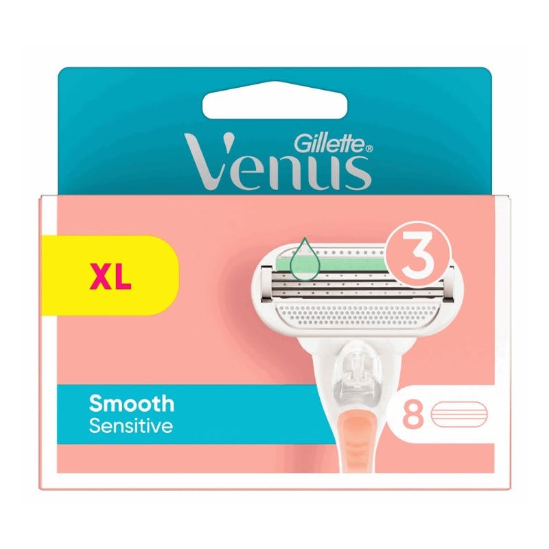 Gillette Venus Smooth Sensitive Razorblades 8 st