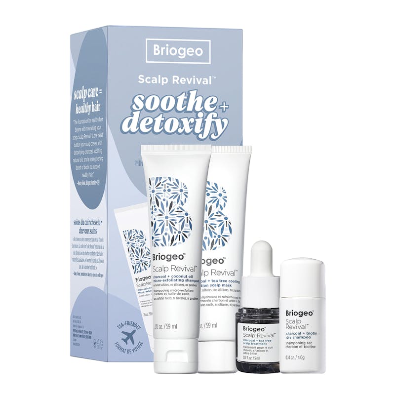 Briogeo Scalp Revival Soothe + Detoxify Hair Care Minis 2 x 59 ml + 5 ml + 4 g