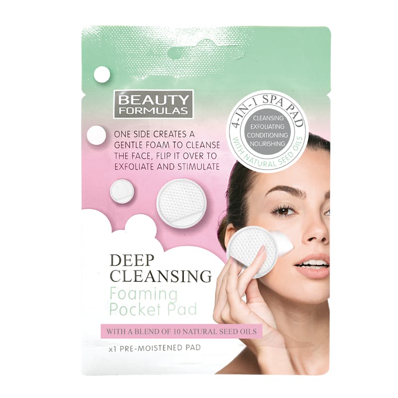 Beauty Formulas Deep Cleansing Foaming Pocket Pad 1 st