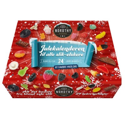 Nordthy Candy Julkalender Red 24 st
