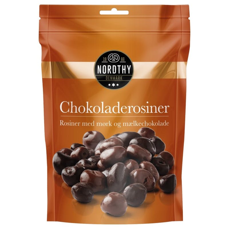 Nordthy Chocolate Raisins 125 g