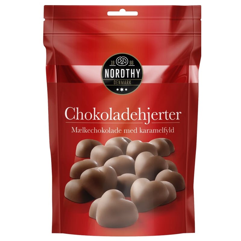 Nordthy Chocolate Hearts 125 g