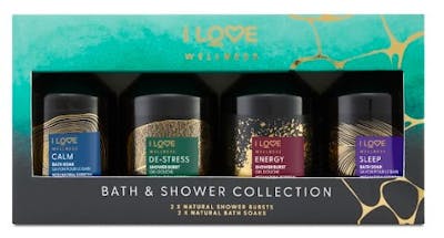 I Love Cosmetics Wellness Bath &amp; Shower Collection 4 x 125 ml