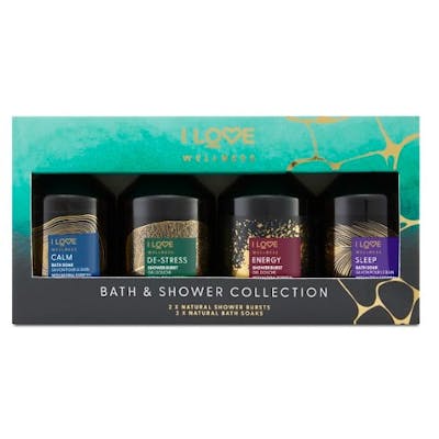 I Love Cosmetics Wellness Bath & Shower Collection 4 x 125 ml