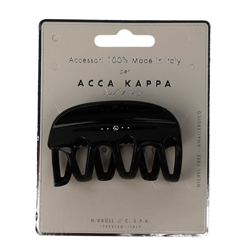 Acca Kappa Hair Clip Black NS1505 1 stk
