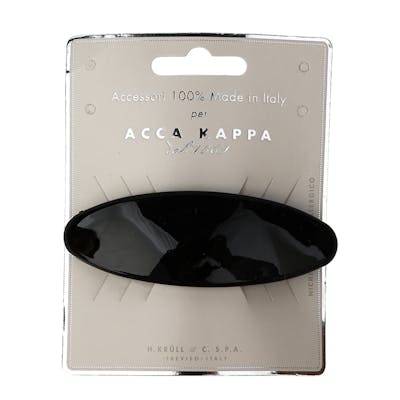Acca Kappa Hair Clip Oval Black N1525 1 st