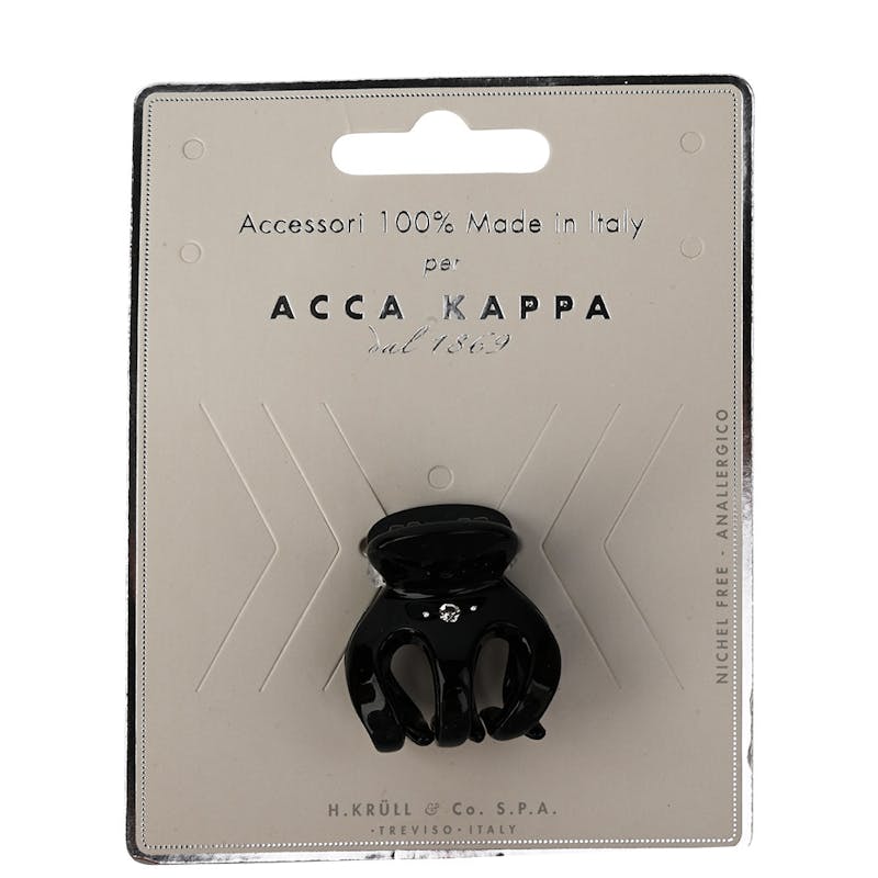 Acca Kappa Hair Clip Black NS1526 1 st