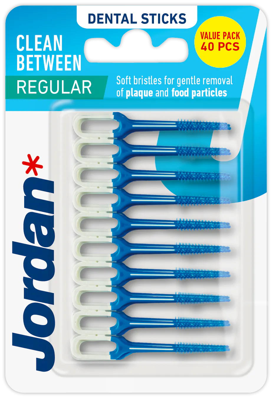 Jordan Clean Between Sticks Regular 40 pcs