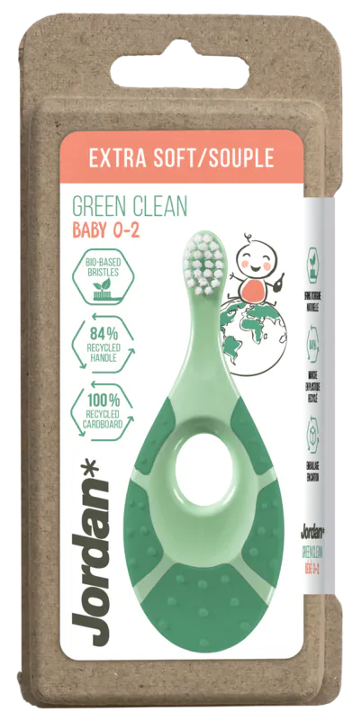 Jordan Green Clean Toothbrush Baby 0-2 Green 1 pcs