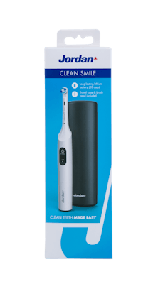 Jordan Clean Smile Electric Toothbrush Dark Grey 1 st