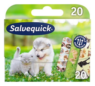 Salvequick Animals Plaster 20 pcs