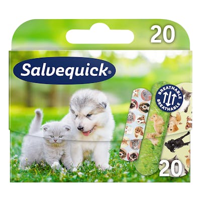 Salvequick Animals Plaster 20 st