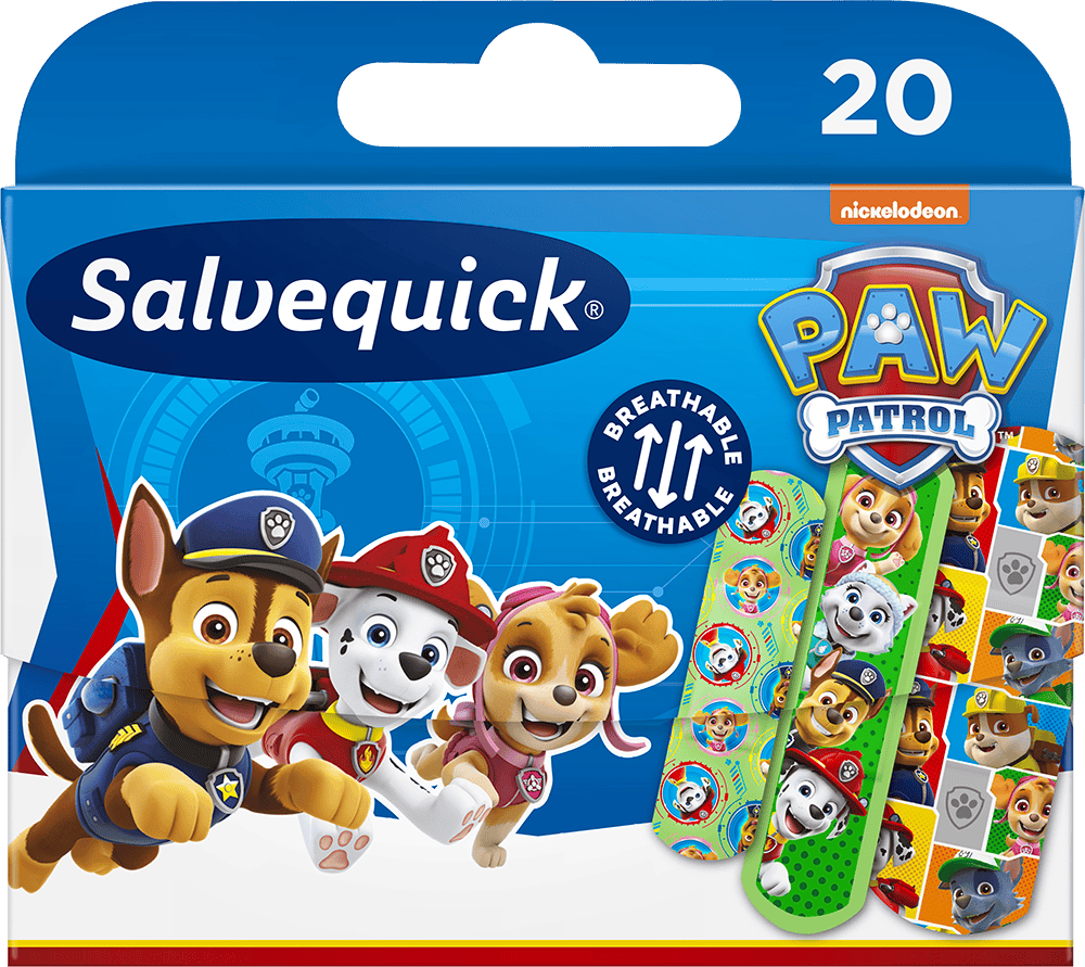 Salvequick Paw Patrol Plaster 20 st
