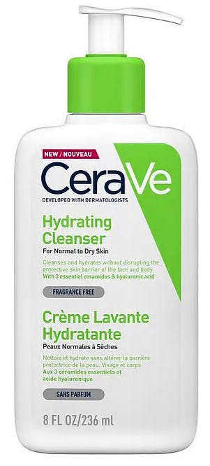 Sanders gjorde det Konsulat CeraVe Hydrating Cleanser For Normal To Dry Skin 236 ml - 67.45 kr