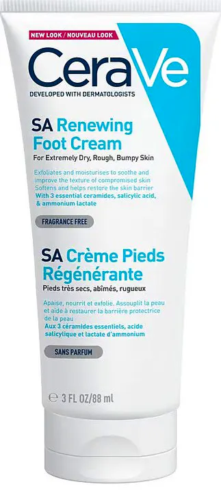 CeraVe SA Renewing Foot Cream For Extremely Dry Rough Skin 88 ml